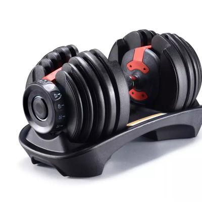 China With Lockers Sale 52.5 Pounds Workout Equipment Man Round Rubber Dumbbells Adjustable High Quality Cheap Round Dumbbell for sale