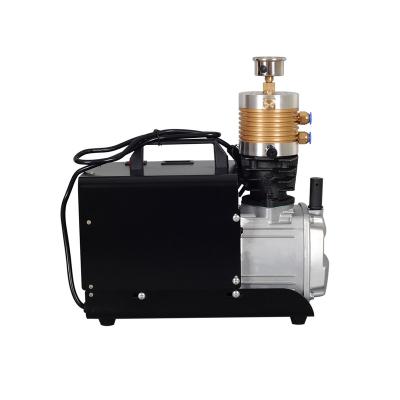 China OIL-LESS Portable Electric Air Compressor 4500psi Pump with Gauge for Scuba Gas Station Tire Inflator Paintball for sale