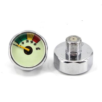 China Pneumatic System 300Bar 4500psi High Pressure Mini Air Manometer OD 22 25mm M10x1/BSPP/NPT PCP Measures for sale