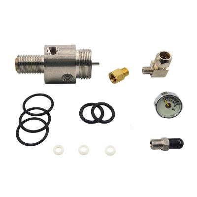 China Aluminum Precise Machined Parts OEM ISO9001 Manufacturer Customized Aluminum Pressure Regulator Valves Kit for sale