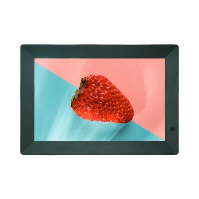 China Best Selling Chinese 10 Inch Somy Square Video Nft Touch Screen Pics Videos Digital Photo View With Wifi for sale