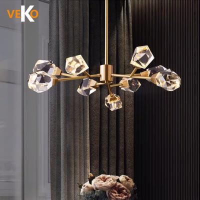 China Modern Crystal Chandelier Foyer Modern Branch K9 Sale By Manufacturers Chandelier Crystal for sale