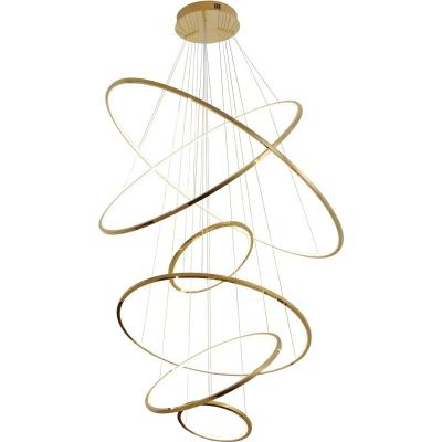 China Modern European Style Chandelier Simple Fashion Style Stainless Steel Pendant Lamp for sale