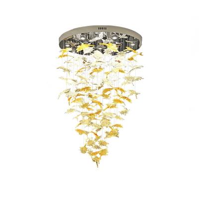 China Modern Guzhen Customize Design Modern Decorative Crystal Led Lighting Large Chandelier Pendant Lamp for sale