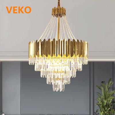 China Modern Gold Crystal Chandelier French Crystal Chandelier Wedding Chandeliers for sale