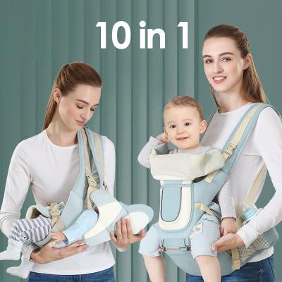 China BUKREIN 360 Fashionable All-position Baby Carrier for Newborn to Toddler with Lumbar Support and Air Cool Mesh for sale