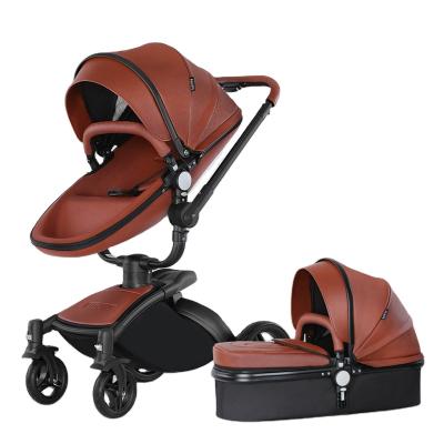 China Factory Customized Aluminum Alloy BUKrein Luxury Baby Stroller Stroller With Child Folding Baby Prams High Quality Stroller 3 In 1 for sale