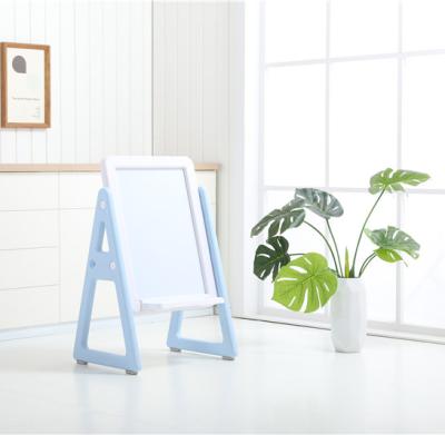 China Modern Adjustable White Magnetic Dustproof Drawing Board With Chair For Kids for sale