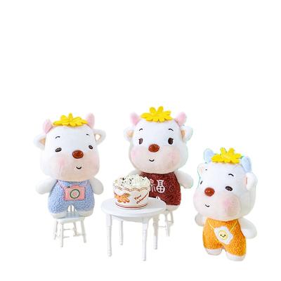 China 2021 Hot Selling Buckle Dolls Kids Gift Plastic Rounded And Safe Hanging Deer Creative Educational Creative Plush Stuffed Toy Lovely Small for sale