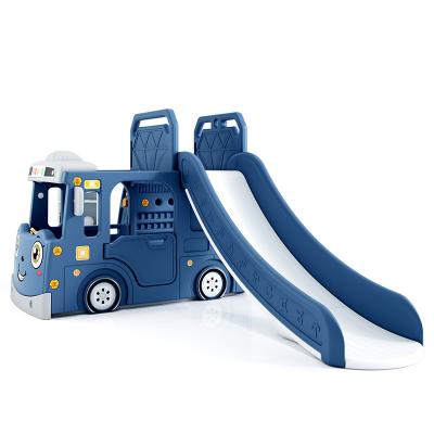 China 2021 Playhouse Amusement Park Home Fashion 2 In 1 Kids Slide Sturdy Swing Set Toddler Climber Playground Baby Sliding Slide For Plastic Slide baby baby for sale