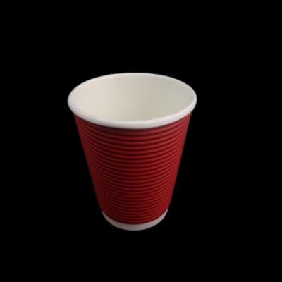 Cina LA PARETE CALDA DELL'ONDULAZIONE DEL CAFFÈ DELLA TAZZA ELIMINABILE DELLA CARTA DI PARETE DELL'ONDULAZIONE 8OZ PORTA VIA LA TAZZA in vendita