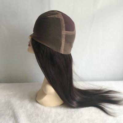 China Ready Delivery Silky Straight Natural Black Color Hair Full Wave Lace Wig for sale