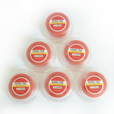 China Sensi-Tak high quality double sided hairpiece tape, red coating wig tape EG. - 317 for sale