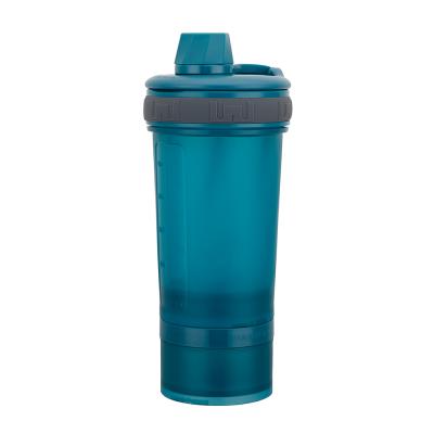 China Sports 650ml Viable Free Custom Plastic Multifunctional Fitness Special Water Bottle Viable With Pill Box for sale