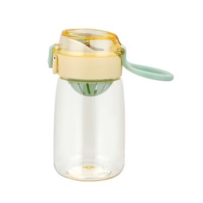 China Sustainable Wholesale 350ml Clear Plastic Custom Tritan Pet Bottle For Kids Travel for sale