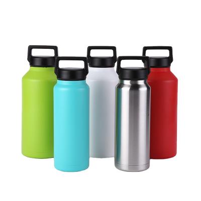 China New Concept Sustainable Wide Mouth Drinks Double Wall Flask Stainless Steel Metal Insulated Bottle for sale