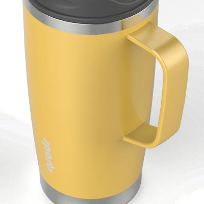 China PORTABLE High Quality Vacuum Insulated Sublimation White 20oz Straight Body Lean Coffee Tumbler for sale