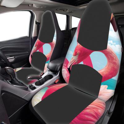 China Luxury Car Seat Covers Flamingo Printing Flamingo Sports Car Seat Cover Universal High Quality Full Set Cover 5 for sale