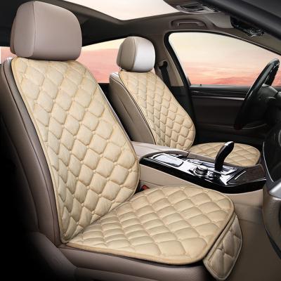 China Sports Thicken Universal Winter Plush Fit Full Set Car Seat Covers Travel Master Warm Fits Most Cars Auto Seat Covers for sale