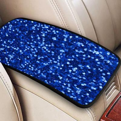 China Auto Car Armrest Pad Stitch Pattern Car Center Console Cushion Entry Point Printing Luxury Colorful Decoration Armrest Pad for sale