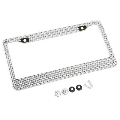 China Business Bling License Plate Frame, Crystal License Plate Cover, Car License Plate Holder with Rhinestone Crystal Diamond Screw Set for sale