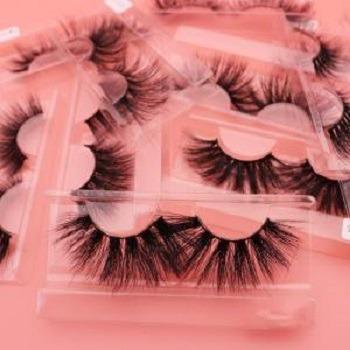 China Natural Wholesale Long Strip Lashes Tapered False Strands Mink Eyelashes Wholesale Vendors for sale