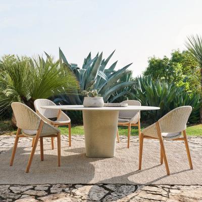 China Modern Nordic simple Southeast Asia rattan garden chairs Hotel lounge chair outdoor rattan / wicker chairs furniture for sale