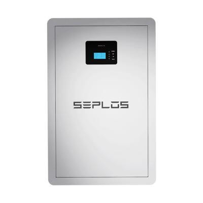 China Seplos Solar System Polo-L 51.2V 200ah Wall Mount Lithium 10.24kwh Solar Power Home Energy Battery Pack Storage System for sale