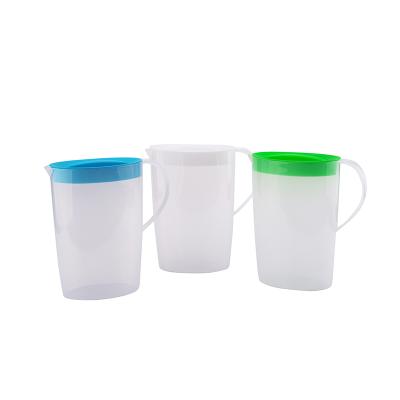 China 2.5L Flat Water Jug CLASSIC Hot Selling Plastic Water Jug With Handle for sale