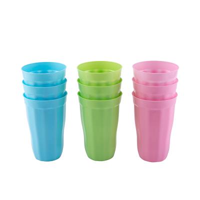 China New Minimalist Type PP Plastic Cup Beverage Tumbler Plastic Water Pitcher Good Price Stackable Cup for sale