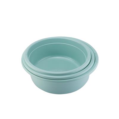 China PP Sell Well New Type Simple Portable Wash Basin Round Face Hand Bathroom Plastic Water Container for sale