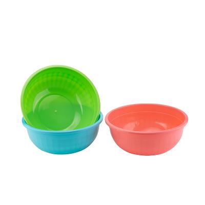 China Sustainable High Quality Durable Using Bowl Mix Serving Soup Kitchen Plastic Salad Bowl for sale