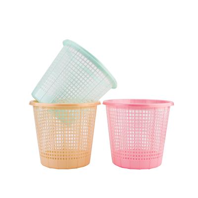 China Special Hot Selling Trash Cans Stored Paper Basket Bin Trash Bin Kitchen Sieve Plastic Trash Can for sale