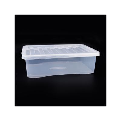 China Manufacturer Supply Quality Household Storage Boxes Plastic pp Closet Stocked Organizer With Lid for sale