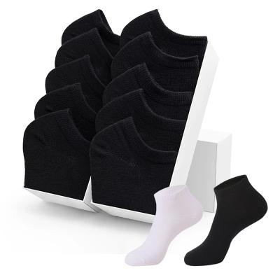 China Wholesale QUICK DRY Men's Socks Business Sport Breathable Comfy Black Ankle Socks Women Cotton Solid Color Unisex Boat Socks for sale