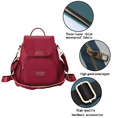 China OEM ODM new product ladies set women's mini bagpack anti-theft custom waterproof nylon fanny pack casual backpack bag for sale