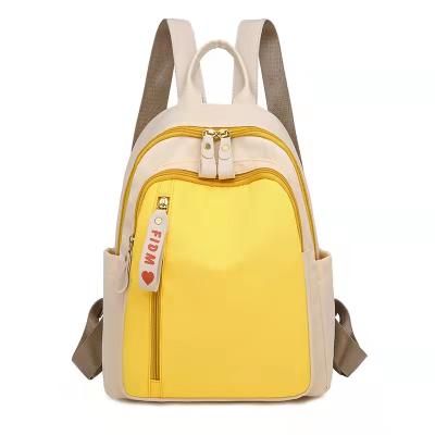 China New Arrival Oxford Factory Waterproof Faddish Girl Colorful School Bookbags Lady Big Small Backpack for sale