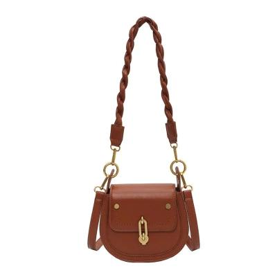 China PORTABLE Winter Girl Leather Cross - Body Messenger Handbags Women Small Shoulder Bags for sale