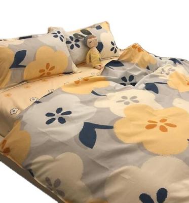 China 100% Polyester Anti-Static Customize Kids Sanding Duvet Cover Set Disappear Set Skin-Friendly Printed Bedding Set Microfiber Flat Sheet for sale