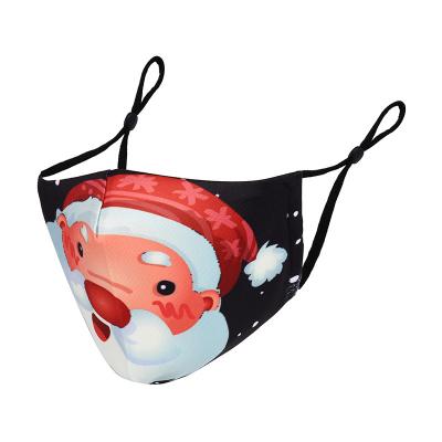 China Designers Christmas Party Festival Comfortable Fit Washable Fashion Cotton Breathable Customized Face Masks for sale