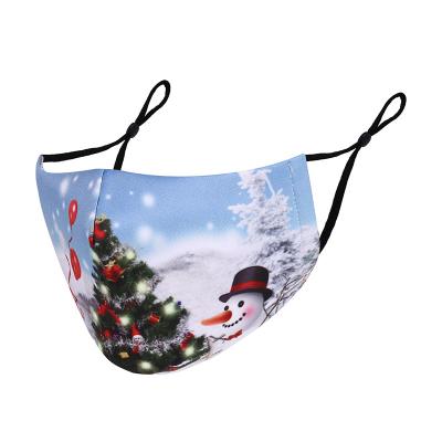 China Wholesale Reusable Breathable Comfortable Fit 3D Printed Designer Customized Christmas Party Mask for sale