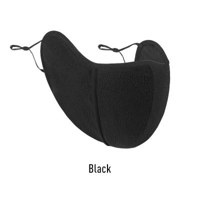 China Wholesale Warm Women Men Winter Mask Dustproof Mist-proof Breathing Thickened 2-in-1 Face Masks Black for sale