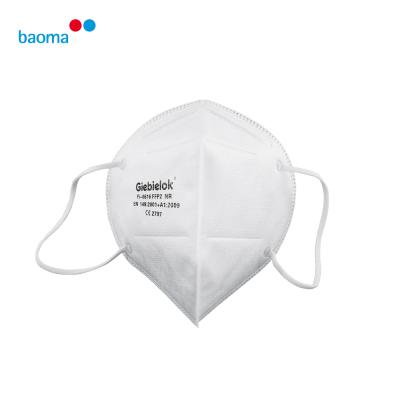 China Dust Against Pollution Big Price Easy Breathe Design CE Approved White List 3 Cup Shape Suppliers Folded Disposable Earloop Face Mask FFP2 Mask for sale