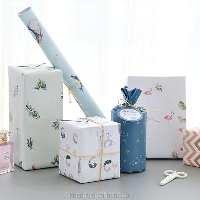 China Scrapbook Item Anti-Curl Embossed Gift Wrapping Paper for sale