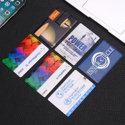 China Custom Plastic Business Credit Card Usb Flash Card Shenzhen 4gb Usb 2.0 Drive Printing for sale