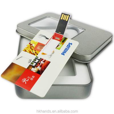 China Super Slim Card Business Credit Card USB Flash Drive With Custom Logo for sale