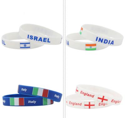 China China Promotional Rubber Wristband Highly Customized Cheap Custom Silicon Wristband Fashion Silicone Wristband for sale