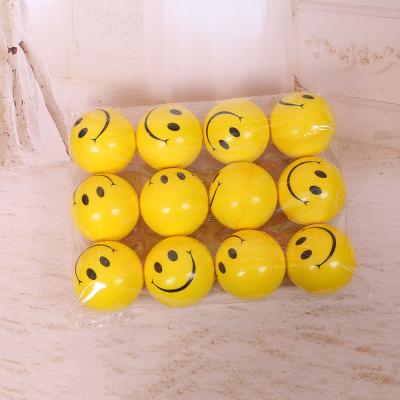 China 2019 Factory Promotional Shenzhen Custom Round Toy Smile Face PU Stress Ball for sale