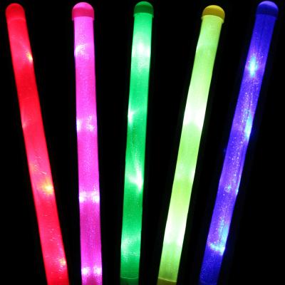 China PE& Plastic Christmas Party Led Flashing Light Foam Glow Stick for sale