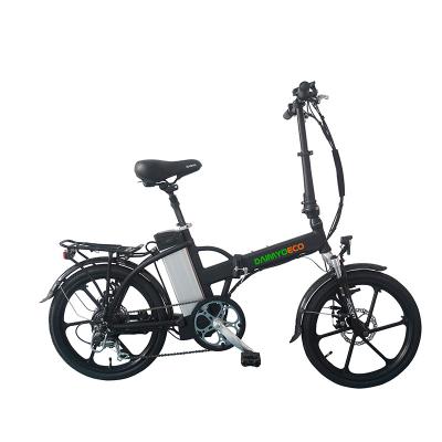 China Aluminum alloy electric bicycle with lithium battery ebike hub rear motor electric bicycle for sale